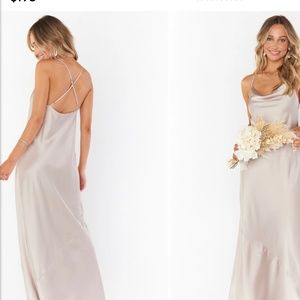 Show me your Mumu Tuscany maxi slip dress